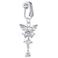 Non Piercing Belly Button Ring Clip on Navel Ring
