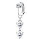 Non Piercing Belly Button Ring Clip on Navel Ring