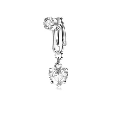 Non Piercing Belly Button Ring Clip on Navel Ring