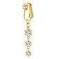 Non Piercing Belly Button Ring Clip on Navel Ring