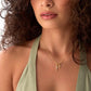 Elegant Double Cross Pendant Necklace for Women