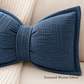 📢📢50% OFF !! ⏰Soft Chenille Bow-Shaped Throw Pillow