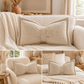 📢📢50% OFF !! ⏰Soft Chenille Bow-Shaped Throw Pillow
