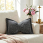 📢📢50% OFF !! ⏰Soft Chenille Bow-Shaped Throw Pillow