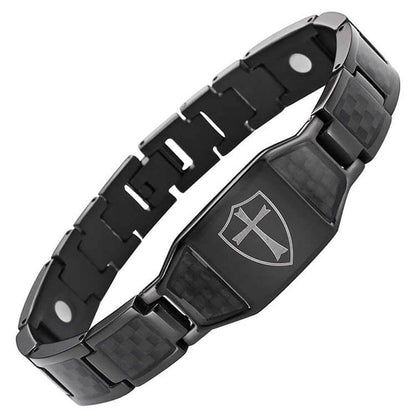 Men's Titanium Steel Magnetic Therapy Bracelet