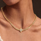 🌸 Elegant Stainless Steel Flower Pendant Necklace – 18K Gold PVD Coated Dainty Floral Jewelry