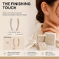 Starry Flower Rhinestone Ear Climber Earrings