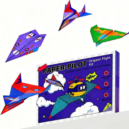 Creative DIY Paper Airplane Set For Kids