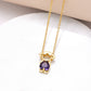Boy & Girl Pendant Necklace with Zircon Stone