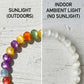 Rainbow Cat's Eye Beaded Necklace