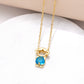 Boy & Girl Pendant Necklace with Zircon Stone