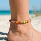 Rainbow Cat's Eye Beaded Necklace