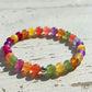 Rainbow Cat's Eye Beaded Necklace
