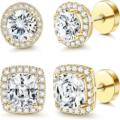 Sparkling Ear Studs for Women