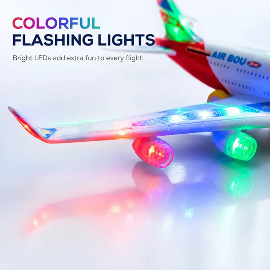 📢📢50% OFF !! ⏰Electric Model Aircraft with Sound and LED Lights