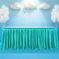 💥 Pleated Table Skirt for Events – Elegant & Easy Table Decor ✨