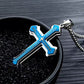 Men's Lord's Prayer Cross Necklace