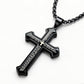 Men's Lord's Prayer Cross Necklace