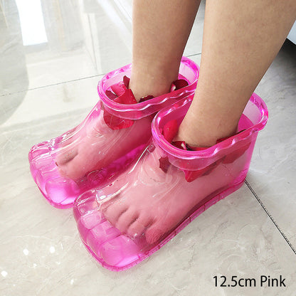 📢📢50% OFF !! ⏰2pcs Home Massage Movable Foot Bath Shoes 
