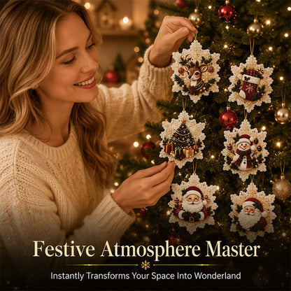 ⏳Limited-time 55% off⏰Christmas DIY Painting Hanging Ornaments Set🥳🎄