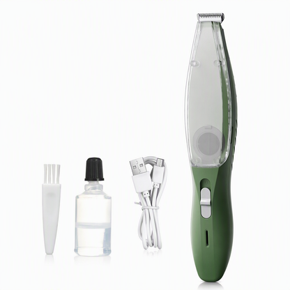 Low Noise Pet Grooming Kit with Vacuum Electric Hair Clippers and Complete Shedding Tool Set