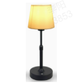 💡 Wireless Touch Bedside Lamp: Stepless Dimming, Rechargeable, Linen Shade & Metal Base, Cordless Freedom