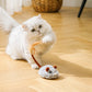 🐱 50% OFF! ✨ Smart Electric Cat Toy Mouse – Obstacle Avoidance, Realistic Plush Design & Type-C Rechargeable – Low-Noise 360° Movement for Endless Play 🐭