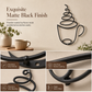 📢📢50% OFF !! ⏰Creative Metal Coffee Cup Wall Art 20.3cm Height Hanging Iron Decor for Home Cafe Indoor Wall Decoration