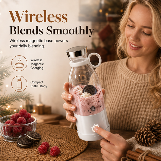 Portable Electric Juicer Cup Mini Personal Juice Blender with USB Magnetic Charging
