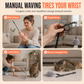 Electric Rechargeable Teaser Toy with One Key Ejection Launcher Gun and Retractable String Interactive Kitten Toy
