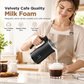 400W Automatic Electric Milk Frother and Hot and Cold Milk Foamer Household Milk Foaming Mixing Cup for Coffee
