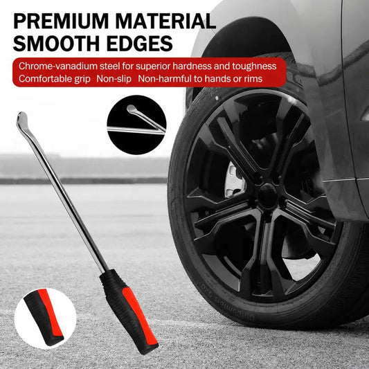 🔧 Heavy-Duty Tire Change Lever: 30.5cm, Chrome Vanadium Steel, Ergonomic Grip, for Car & Motorcycle