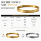 🌸 50% OFF! ✨ 18K Vacuum Plated Titanium Steel Bangle – Radiant Mirror-Like Finish, Intricate Engraved Lettering & Tarnish-Free Premium Steel – Hypoallergenic Elegance for Daily Wear 💛
