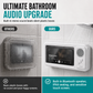 Wall Mounted Waterproof Phone Case with Bluetooth Speaker and Touch Screen Phone Holder for Bathroom and Shower