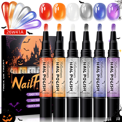📢📢50% OFF !! ⏰Quick-Dry Halloween Nail Polish Pen Set