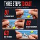 6 Pack Pompano Surf Fishing Rigs with Floats for Flounder Bass Catfish Shark and Bluefish