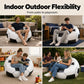 ⏳🔥LIMITED-TIME 50% OFF! ⏰⚽ Inflatable PVC Soccer-Shaped Sofa 🛋️– Fun Football Design, Durable & Portable Lounger for Game Room, Party, Bedroom & Match Nights ✨