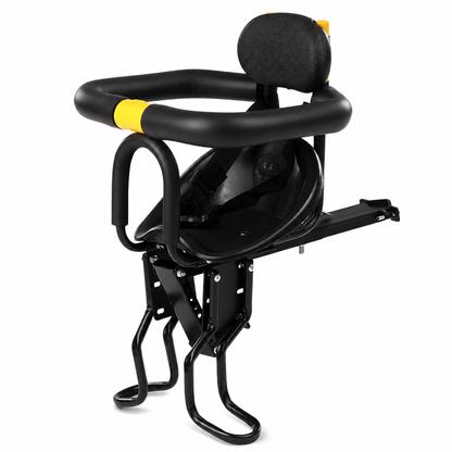 Bicycle Child Seat with Backrest and Cushion for Mountain Bikes Outdoor Parent Child Cycling