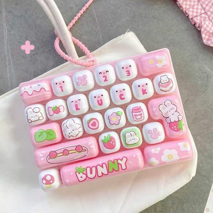 ⏳Time-Limited Special⏰Cute Keyboard Button Keychain Fidget Toy