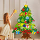 🎄🔥 Christmas Promotion 50% OFF! DIY Felt Christmas Tree Set – No-Glue, No-Mess, Reusable Toddler-Friendly Felt Pieces, Includes Star, Ornaments & Gift Tags, Perfect Family Craft & Wall Decor ✨