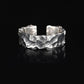 Men’s Hammered 925 Sterling Silver Ring