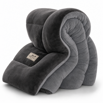 Thick Warm Milk Velvet Winter Comforter Solid Color Soft Fleece Quilt Duvet Insert