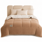 Thick Warm Milk Velvet Winter Comforter Solid Color Soft Fleece Quilt Duvet Insert