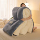 Thick Warm Milk Velvet Winter Comforter Solid Color Soft Fleece Quilt Duvet Insert