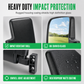 Universal Plastic Rearview and Side View Mirror Set for Golf Carts