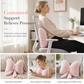 🎀 50% OFF NOW! 🎀 Soft Minimalist Bowknot Throw Pillow – Detachable Design, Decorative Lumbar Cushion for Sofa, Bed & Home Decor ✨