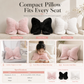 🎀 50% OFF NOW! 🎀 Soft Minimalist Bowknot Throw Pillow – Detachable Design, Decorative Lumbar Cushion for Sofa, Bed & Home Decor ✨