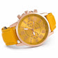 ⏳Limited-time 50% off⏰Simple Women's Quartz Watch with Leather Strap and Three-Eye Dial🌸⌚