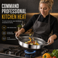 📢📢50% OFF !! ⏰Thickened Stainless Steel Nonstick Stir Fry Pan with Lid Flat