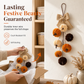 🎃 Plush Velvet Pumpkin Hanging Decoration: Rustic Bow, Handcrafted